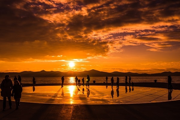 Tengeri orgona és üdvözlet a Sunra - Zadar, Horvátország