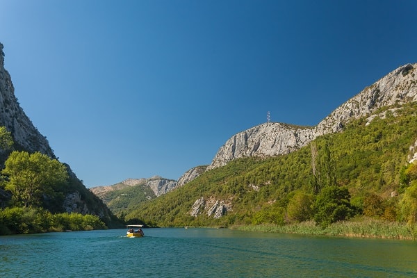Cetina folyó kanyon, Horvátország