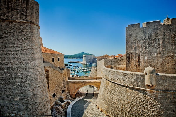 Dubrovnik város falai, Horvátország