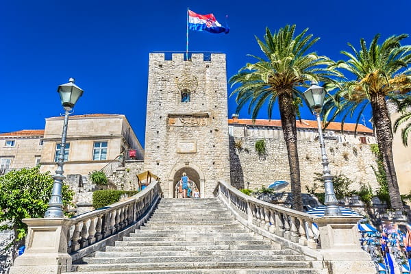 Óváros Korčula, Horvátország