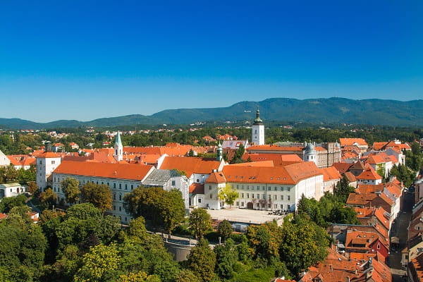 Zágráb felső városa, Horvátország