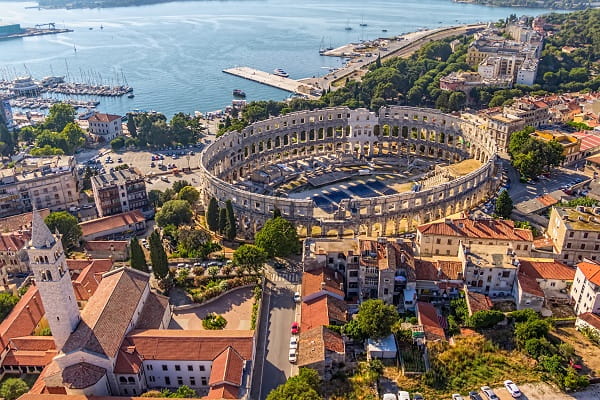 Amfiteátrum Pula, Horvátország
