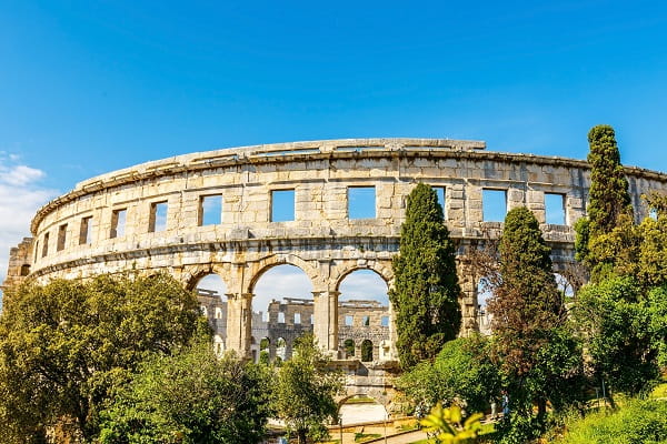 Amfiteátrum Pula, Horvátország